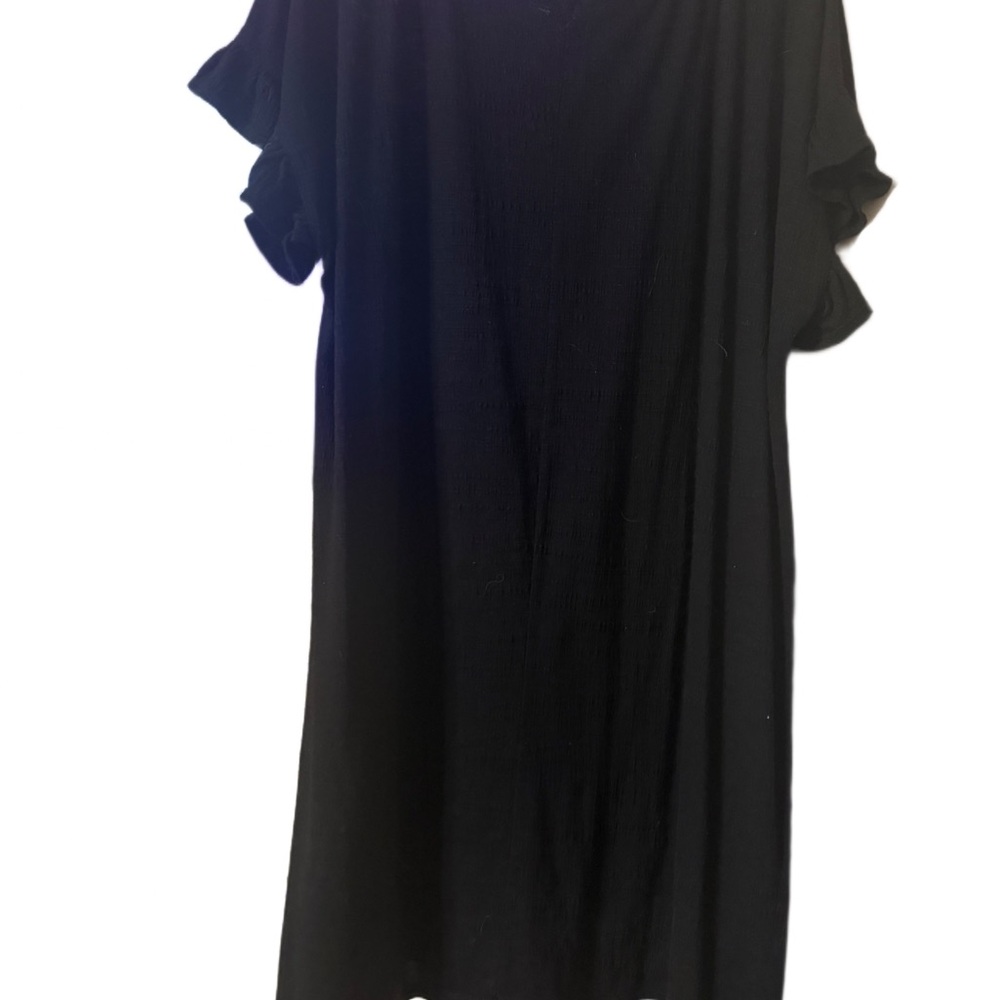 Max Studio Black Flutter Sleeve Dress - Picture 2 of 2